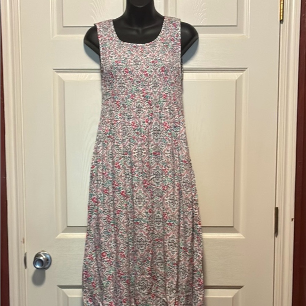 Croft & Barrow Multicolor Floral Sleeveless Dress